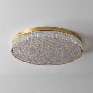 Zemara Plafonnier en Résine Cristal Luxe