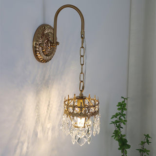 Ivmarila Applique Murale Art Nordique Couronne en Cristal