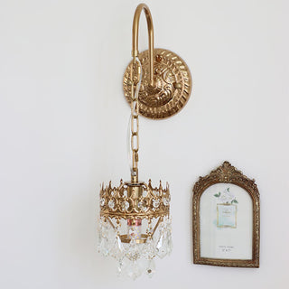 Ivmarila Applique Murale Art Nordique Couronne en Cristal