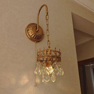 Ivmarila Applique Murale Art Nordique Couronne en Cristal