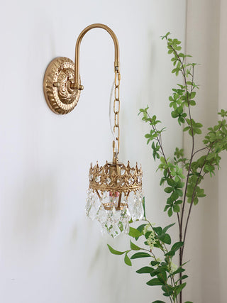 Ivmarila Applique Murale Art Nordique Couronne en Cristal