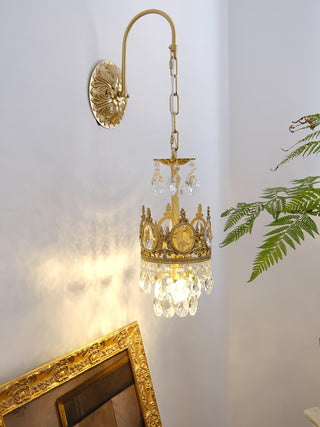 Cristal Crown Applique Murale en Cristal