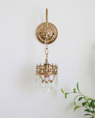 Ivmarila Applique Murale Art Nordique Couronne en Cristal