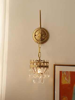 Ivmarila Applique Murale Art Nordique Couronne en Cristal
