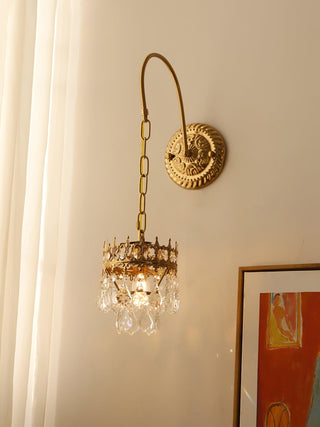 Ivmarila Applique Murale Art Nordique Couronne en Cristal