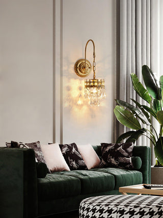 Ivmarila Applique Murale Art Nordique Couronne en Cristal