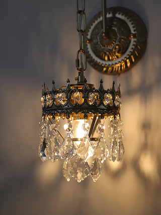 Ivmarila Applique Murale Art Nordique Couronne en Cristal