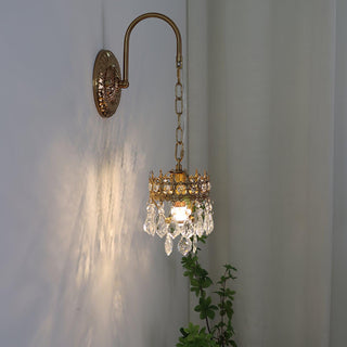 Ivmarila Applique Murale Art Nordique Couronne en Cristal