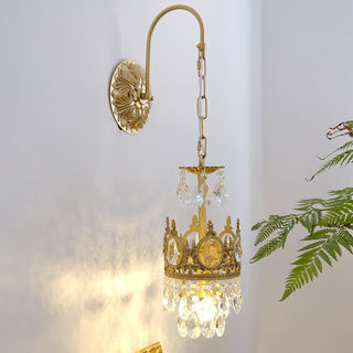 Cristal Crown Applique Murale en Cristal