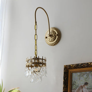 Ivmarila Applique Murale Art Nordique Couronne en Cristal