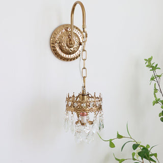 Ivmarila Applique Murale Art Nordique Couronne en Cristal