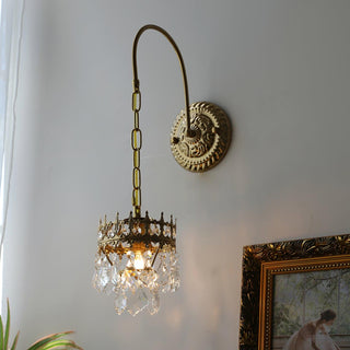 Ivmarila Applique Murale Art Nordique Couronne en Cristal