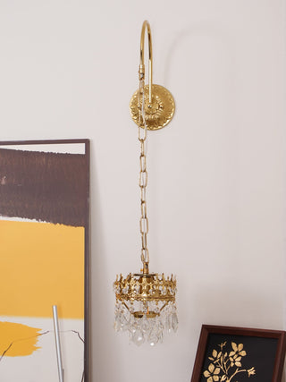 Ivmarila Applique Murale Art Nordique Couronne en Cristal
