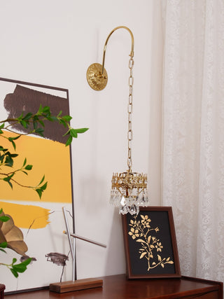 Ivmarila Applique Murale Art Nordique Couronne en Cristal