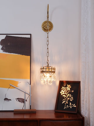 Ivmarila Applique Murale Art Nordique Couronne en Cristal