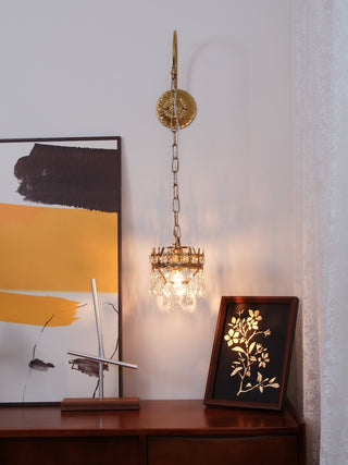 Ivmarila Applique Murale Art Nordique Couronne en Cristal