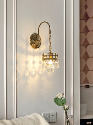 Ivmarila Applique Murale Art Nordique Couronne en Cristal