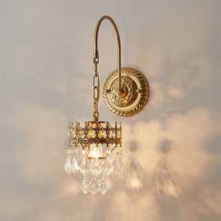 Ivmarila Applique Murale Art Nordique Couronne en Cristal