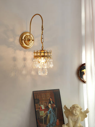 Ivmarila Applique Murale Art Nordique Couronne en Cristal
