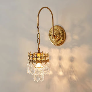 Ivmarila Applique Murale Art Nordique Couronne en Cristal