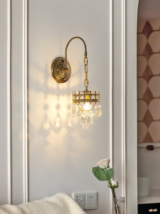 Ivmarila Applique Murale Art Nordique Couronne en Cristal