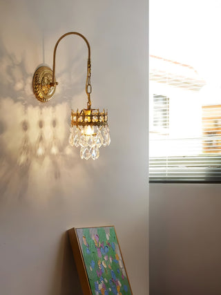 Ivmarila Applique Murale Art Nordique Couronne en Cristal