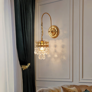 Ivmarila Applique Murale Art Nordique Couronne en Cristal