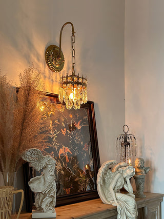Ivmarila Applique Murale Art Nordique Couronne en Cristal