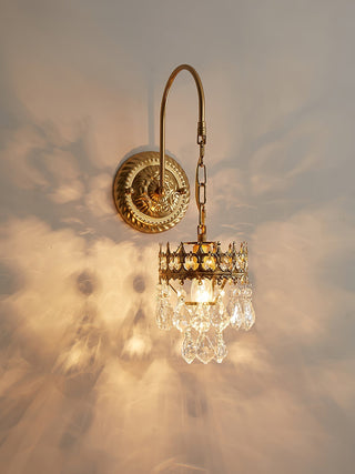Ivmarila Applique Murale Art Nordique Couronne en Cristal