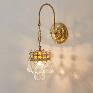 Ivmarila Applique Murale Art Nordique Couronne en Cristal
