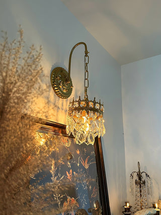 Ivmarila Applique Murale Art Nordique Couronne en Cristal