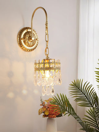 Ivmarila Applique Murale Art Nordique Couronne en Cristal