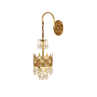 Cristal Crown Applique Murale en Cristal