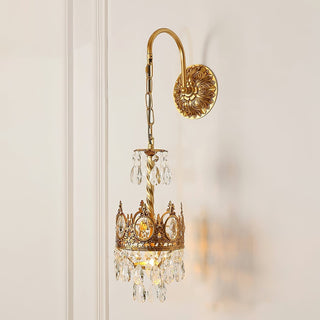 Cristal Crown Applique Murale en Cristal