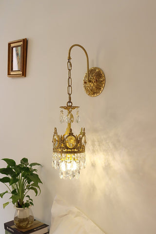Cristal Crown Applique Murale en Cristal