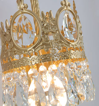 Cristal Crown Applique Murale en Cristal