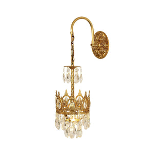Cristal Crown Applique Murale en Cristal