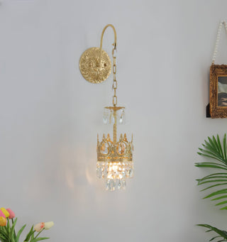 Cristal Crown Applique Murale en Cristal