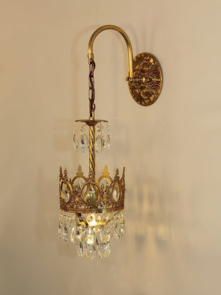 Cristal Crown Applique Murale en Cristal