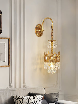 Cristal Crown Applique Murale en Cristal