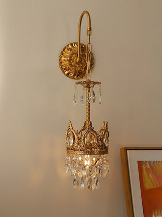 Cristal Crown Applique Murale en Cristal