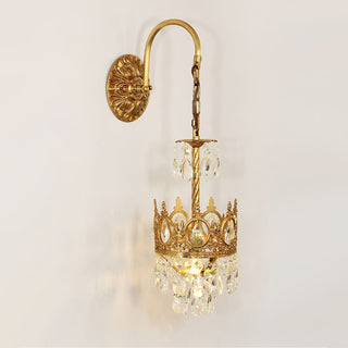 Cristal Crown Applique Murale en Cristal