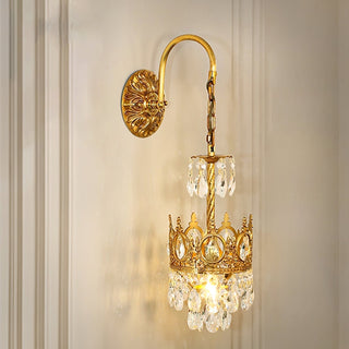 Cristal Crown Applique Murale en Cristal