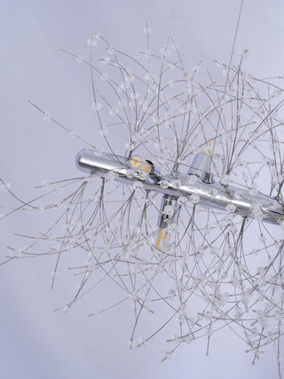 Lustra Lustre Cristal Pissenlit avec Cristaux