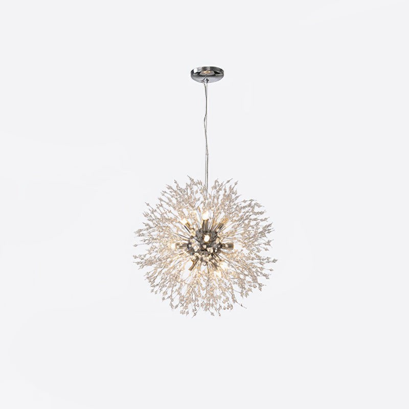 Edressa Lustre Cristal Pissenlit avec Cristaux