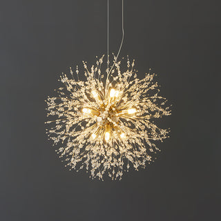Lustra Lustre Cristal Pissenlit avec Cristaux
