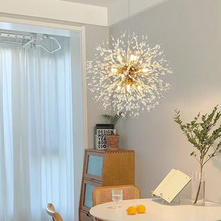 Lustra Lustre Cristal Pissenlit avec Cristaux