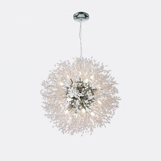 Lustra Lustre Cristal Pissenlit avec Cristaux