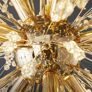Lustra Lustre Cristal Pissenlit avec Cristaux