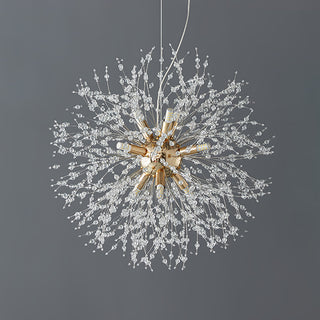 Lustra Lustre Cristal Pissenlit avec Cristaux